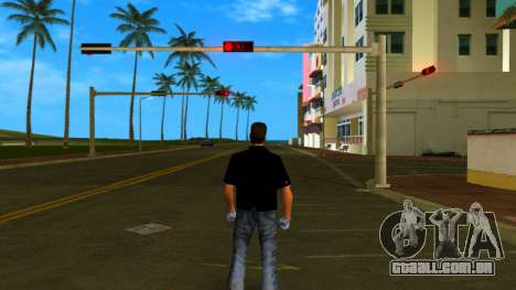 A nova camisa e penteado do Tommy para GTA Vice City