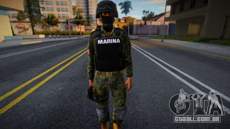 Soldado mexicano da série de TV El Chapo para GTA San Andreas