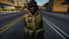 Soldado americano do Battlefield 2 v5 para GTA San Andreas
