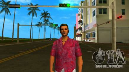 Tommy de camiseta rosa para GTA Vice City