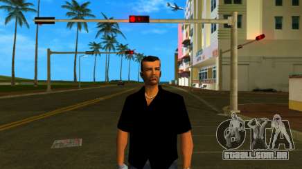 A nova camisa e penteado do Tommy para GTA Vice City