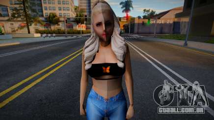 Garota à paisana v10 para GTA San Andreas