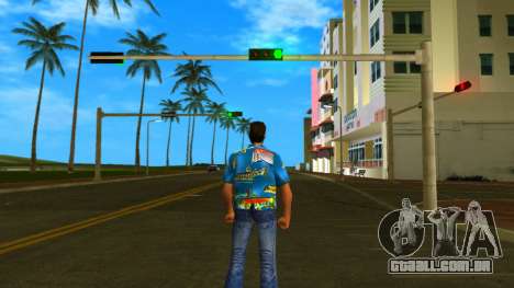 Tommy em uma camisa v8 vintage para GTA Vice City