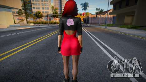 DOA Mila - Jacket Dress Red para GTA San Andreas
