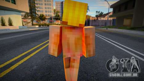 Steve Body Skin v134 para GTA San Andreas