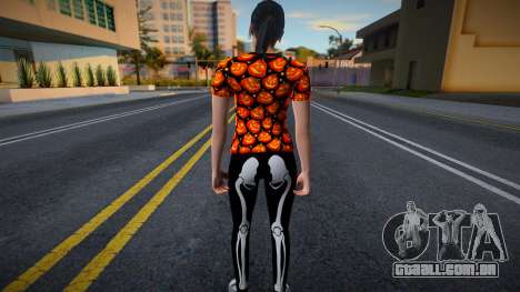 GTA Online Halloween Skin (Woman) para GTA San Andreas