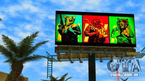 Hotline Miami Billboard para GTA Vice City