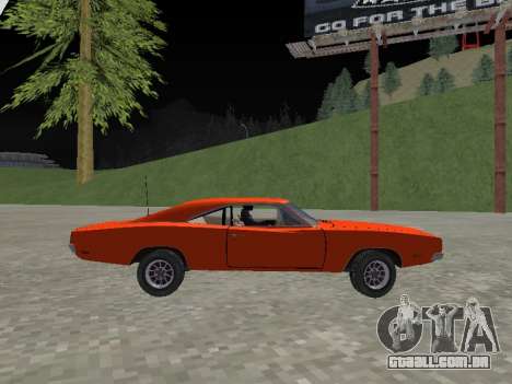 Dodge Charger General Lee no vinils para GTA San Andreas