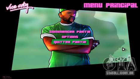 Sweet Menu from GTA San Andreas para GTA Vice City