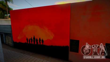 Red Dead Redemption 2 Mural para GTA San Andreas