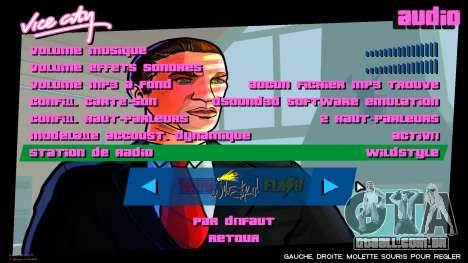 Menu Toreno from GTA San Andreas para GTA Vice City