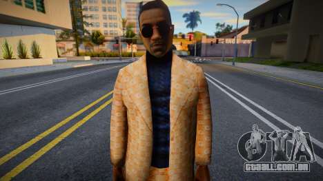 Jizzy in Gucci Suit para GTA San Andreas