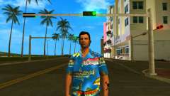 Tommy em uma camisa v8 vintage para GTA Vice City