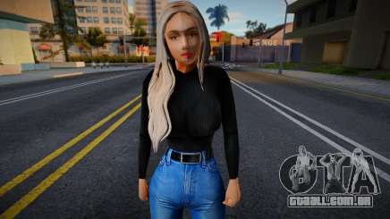 Menina em roupas casuais 3 para GTA San Andreas