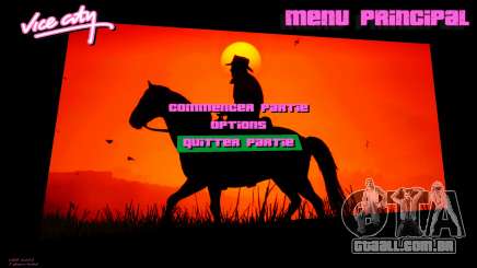 Red Dead Redemption 2 Menu 1 para GTA Vice City