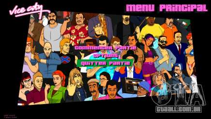 Vice City Art Menu para GTA Vice City