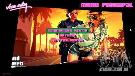 Art from GTA V Menu para GTA Vice City