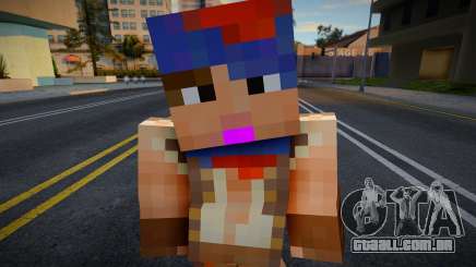 Steve Body Skin v102 para GTA San Andreas