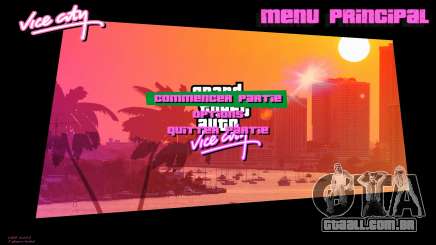 GTA Vice City Artwork Menu para GTA Vice City