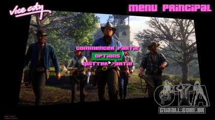 Red Dead Redemption 2 Menu 6 para GTA Vice City