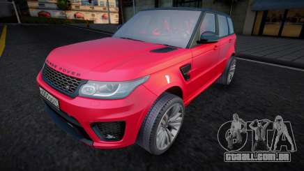 Land Rover Range Rover Sport SVR (Vanilla) para GTA San Andreas