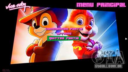 Chip e Dale Menu v1 para GTA Vice City