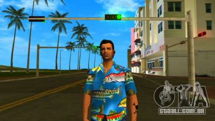 Tommy em uma camisa v8 vintage para GTA Vice City