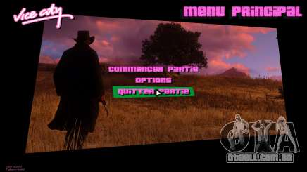 Red Dead Redemption 2 Menu 4 para GTA Vice City