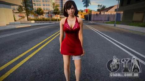 Kokoro Red Dress - Happy Birthday para GTA San Andreas