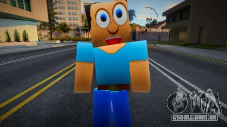 Minecraft Skin HD v18 para GTA San Andreas