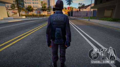 SWAT em uma máscara de gás para GTA San Andreas