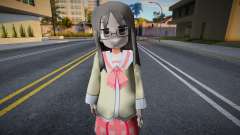 Mai Minakami from Nichijou (Low-poly version) para GTA San Andreas