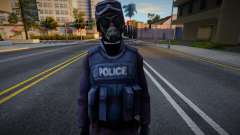 SWAT em uma máscara de gás para GTA San Andreas
