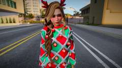 Christmas Skin For Girl para GTA San Andreas