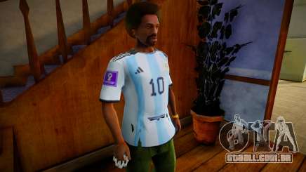 Jersey Local Argentina Messi 2022 para GTA San Andreas
