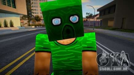 Minecraft Skin HD v15 para GTA San Andreas