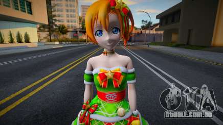 Honoka from Love Live (Christmas) para GTA San Andreas