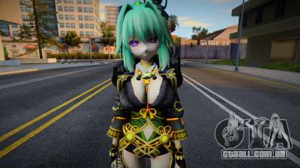 Green Heart Neptunia x Senran Kagura Ninja Wars para GTA San Andreas