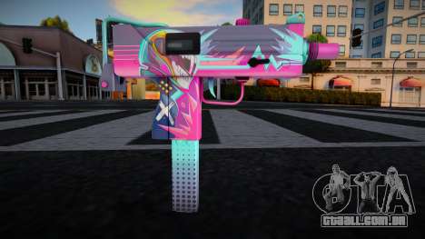 Gun Neon Racer - Uzi para GTA San Andreas