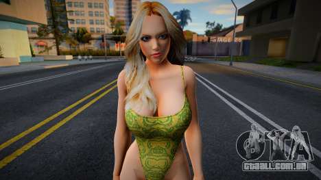 Tekken Nina Willians - Bodysuit Versace para GTA San Andreas