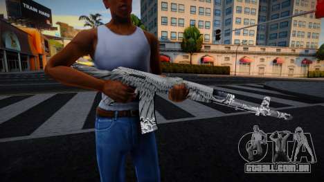Gun Black Angel - AK47 para GTA San Andreas