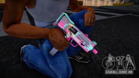 Gun Neon Racer - Uzi para GTA San Andreas