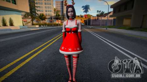 Mujer en navidad 2 para GTA San Andreas