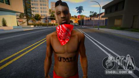 Bloods Skin 1 para GTA San Andreas