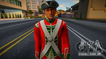 Fuzileiros Navais Ingleses (século 18) v3 para GTA San Andreas