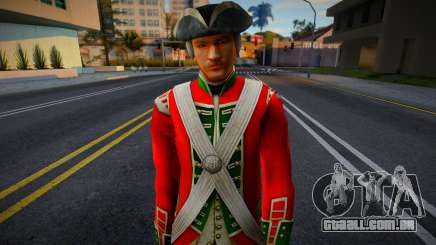 Fuzileiros Navais Ingleses (século 18) v9 para GTA San Andreas