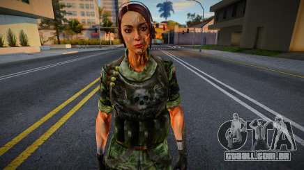 Jennifer Mu (envelope de Mercenários 2) para GTA San Andreas