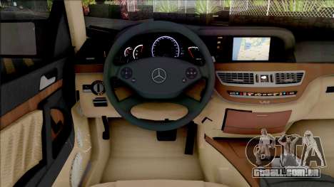 Mercedes-Benz W140 S600 (W221 Instrument Panel) para GTA San Andreas