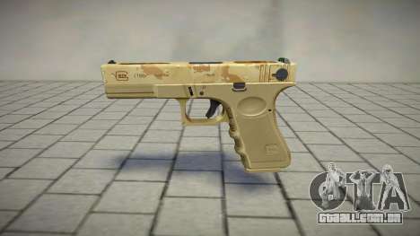 G18C Gold Camouflage para GTA San Andreas