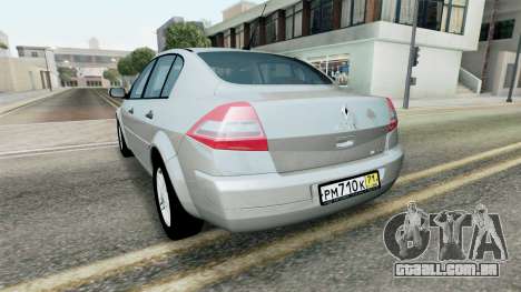 Renault Megane Sedan 2006 para GTA San Andreas